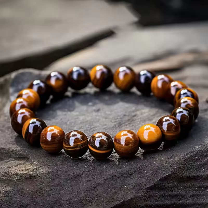 🐯Tiger Eye Courage Bead Bracelet