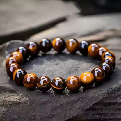 🐯Tiger Eye Courage Bead Bracelet