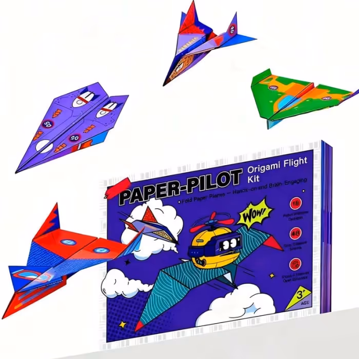 ⏰Creative DIY Paper Airplane Set For Kids