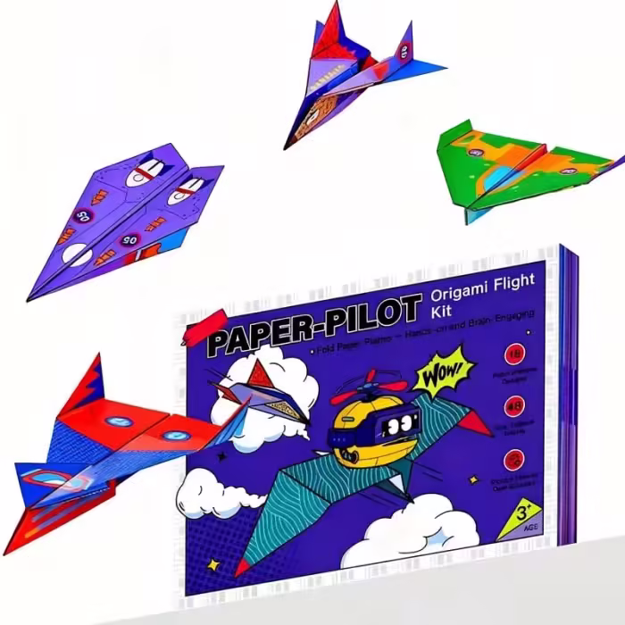 ⏰Creative DIY Paper Airplane Set For Kids