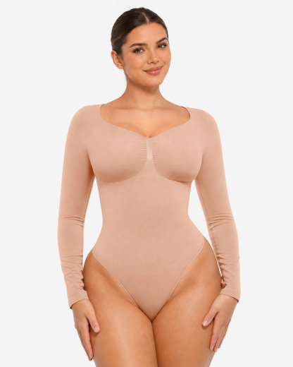 🔥Hot Sale 49% off 🔥Long Sleeve Bodysuit Shapewear