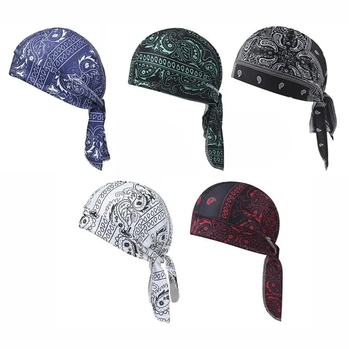 🔥 45% OFF 2‑Pack Elastic Cycling Sports Cap – Sweat‑Wicking Helmet Line