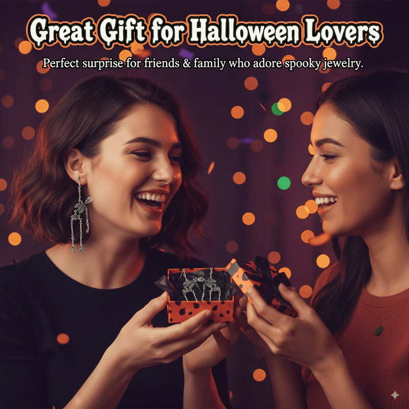 🎃 Hot Halloween Sale! 49% OFF - Skeleton Skull Earrings