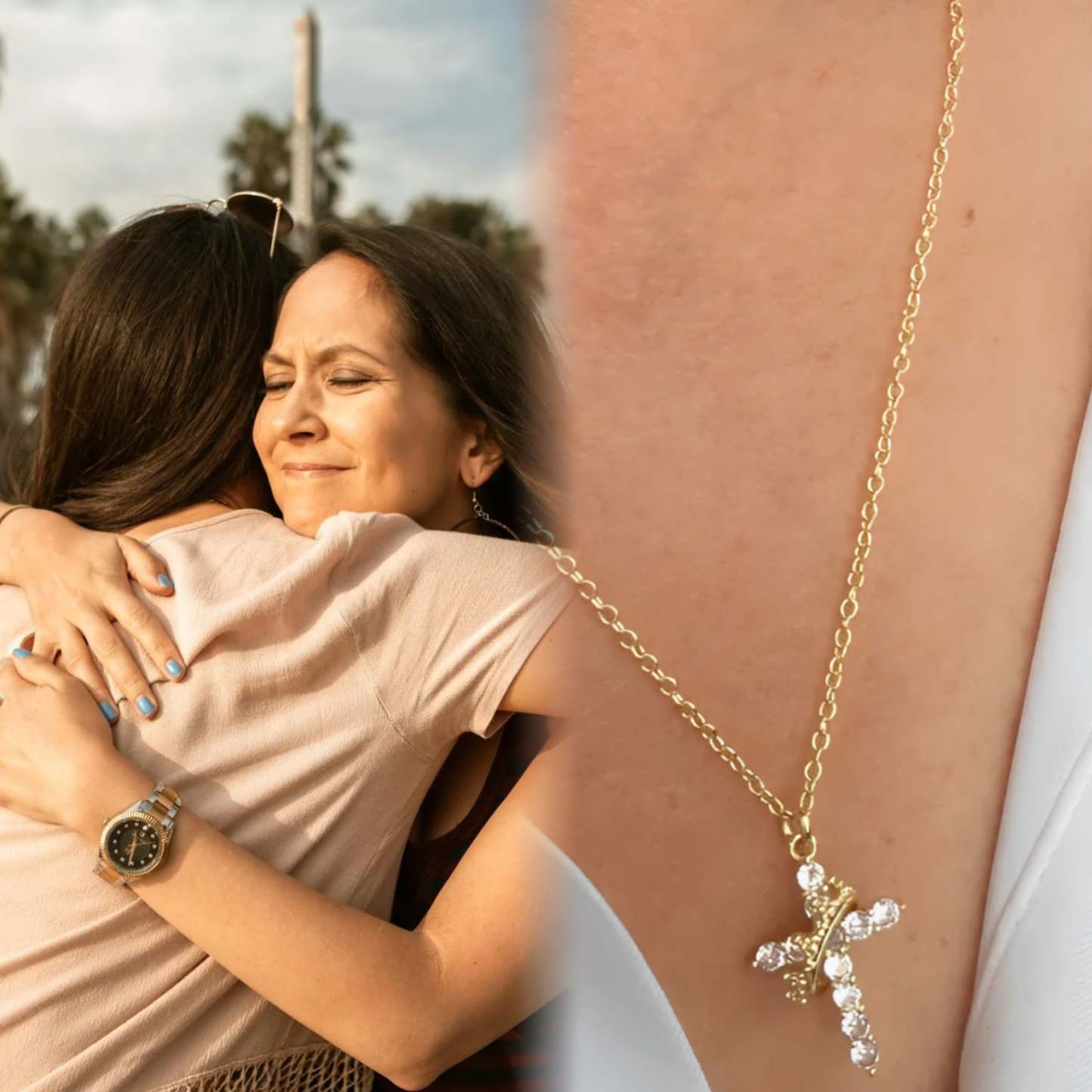 ✝️The Eternal Cross & Crown Necklace👑