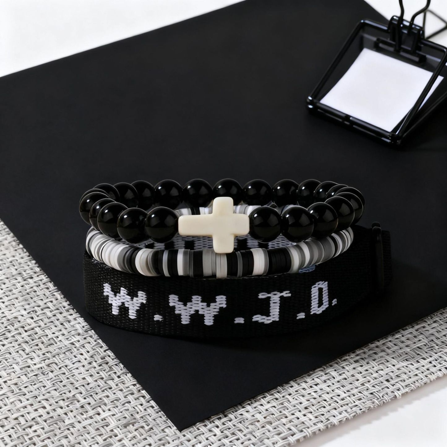 WWJD Christian Bracelet Set