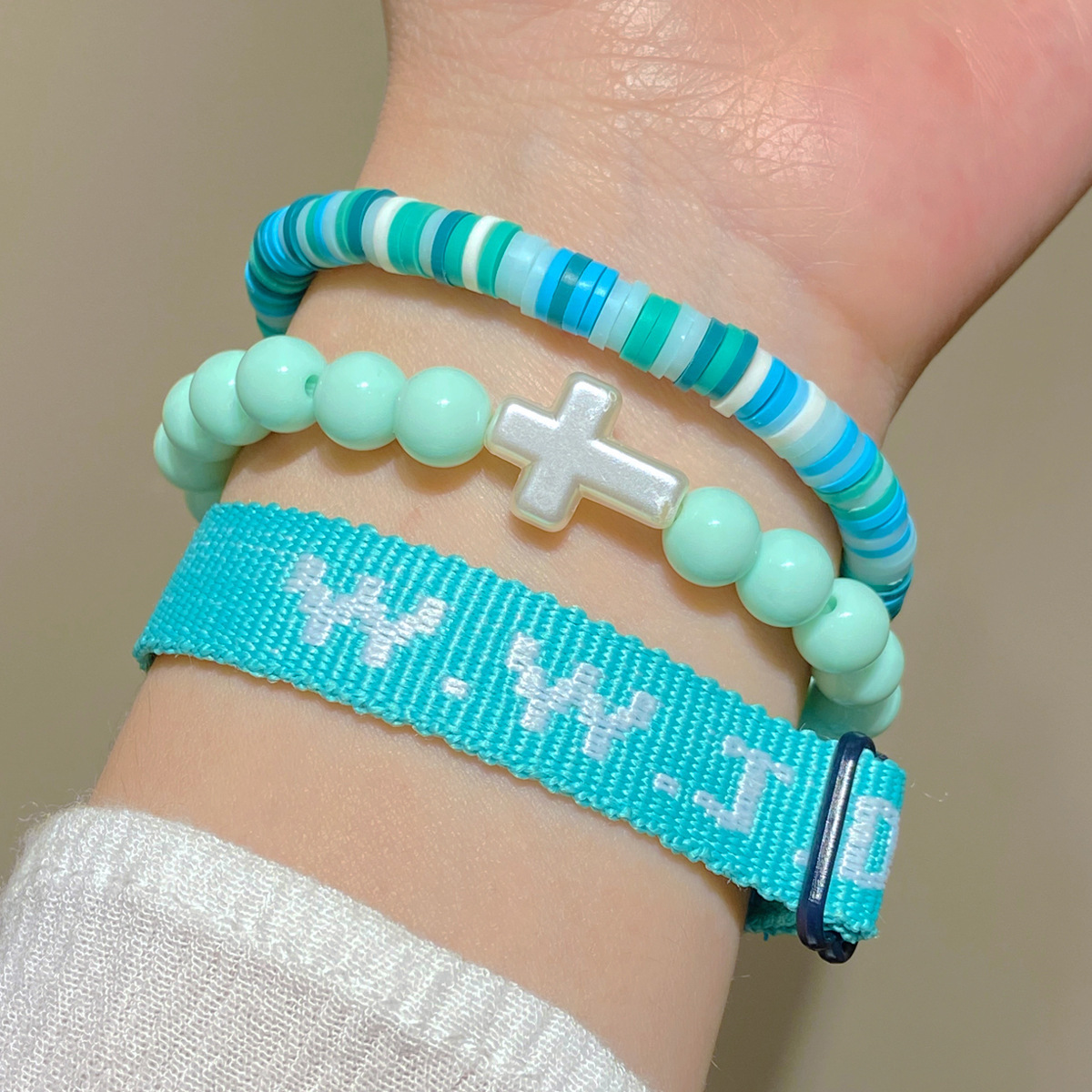 WWJD Christian Bracelet Set