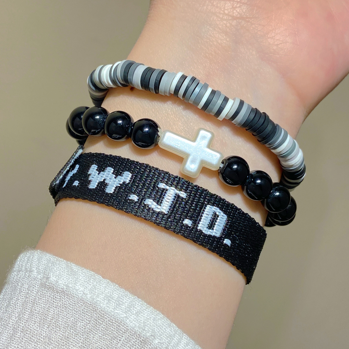 WWJD Christian Bracelet Set