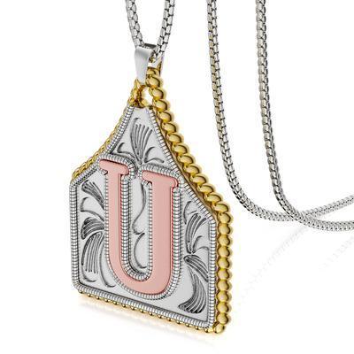 Custom Handmade Cow Tag Western Necklace