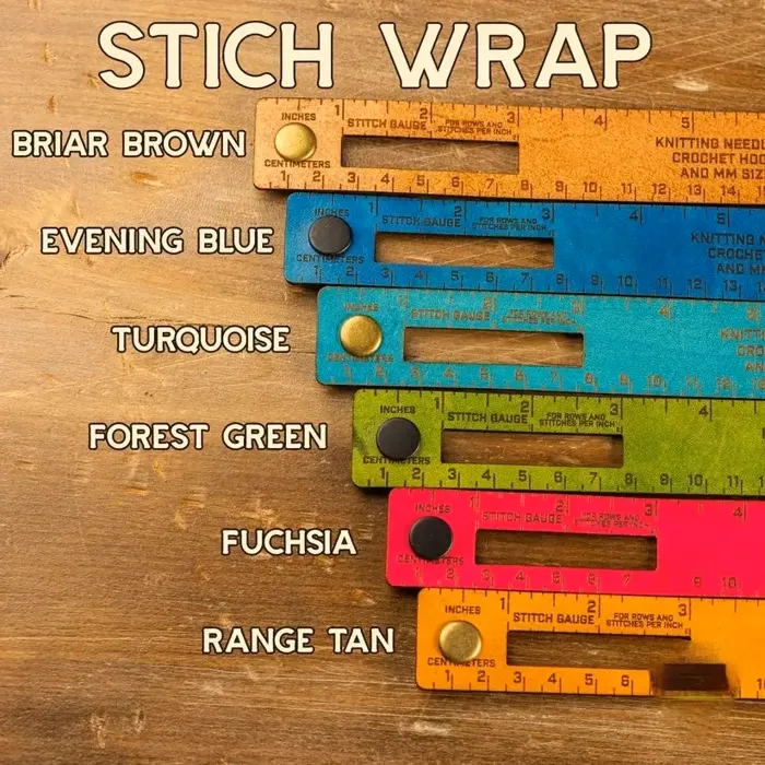 🔥LAST DAY SALE 49%OFF🧶The Crafters' Multi-Wrap | 7-in-1 Leather Measuring Tool