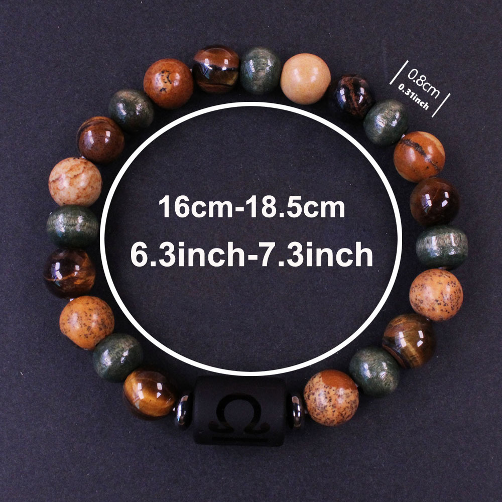 Constellation Design Stone Beaded Bracelet