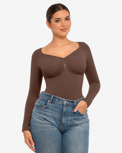 🔥Hot Sale 49% off 🔥Long Sleeve Bodysuit Shapewear