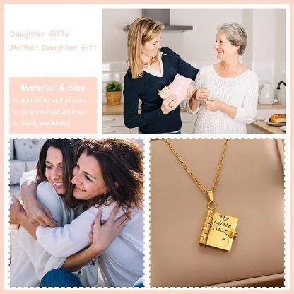 🏆Flash Sale⚡ 50K+ SOLD! ❤️‍🔥✨My Little Star Book Necklace for Daughter / Son