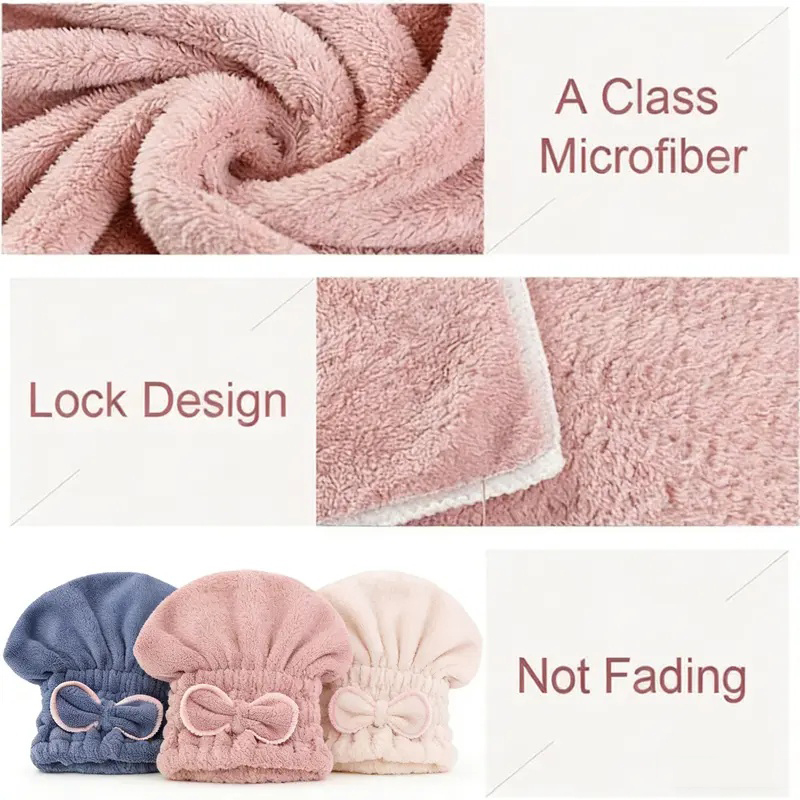🔥BUY 2 GET 1 FREE TODAY  & Ultra-Plush Anti-Frizz Hair Towel Caps