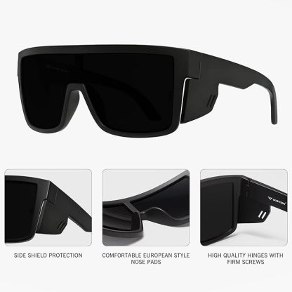 ⚡Hot Sales 49% OFF🔥ANSI Z87+ Safety Sunglasses Mirrored Colored Lens Side Protection Removable Side Shields Eye Protection