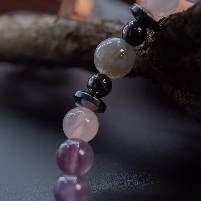 Real Natural Amethyst-Confidence Bracelet