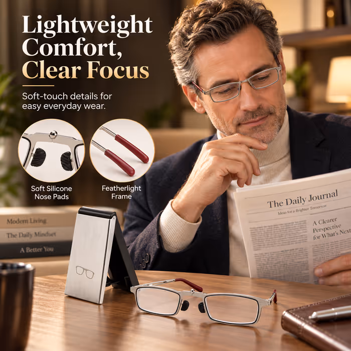 ✨ Weightless Folding Readers in a Sleek Metal Vault | Read Anywhere 📖