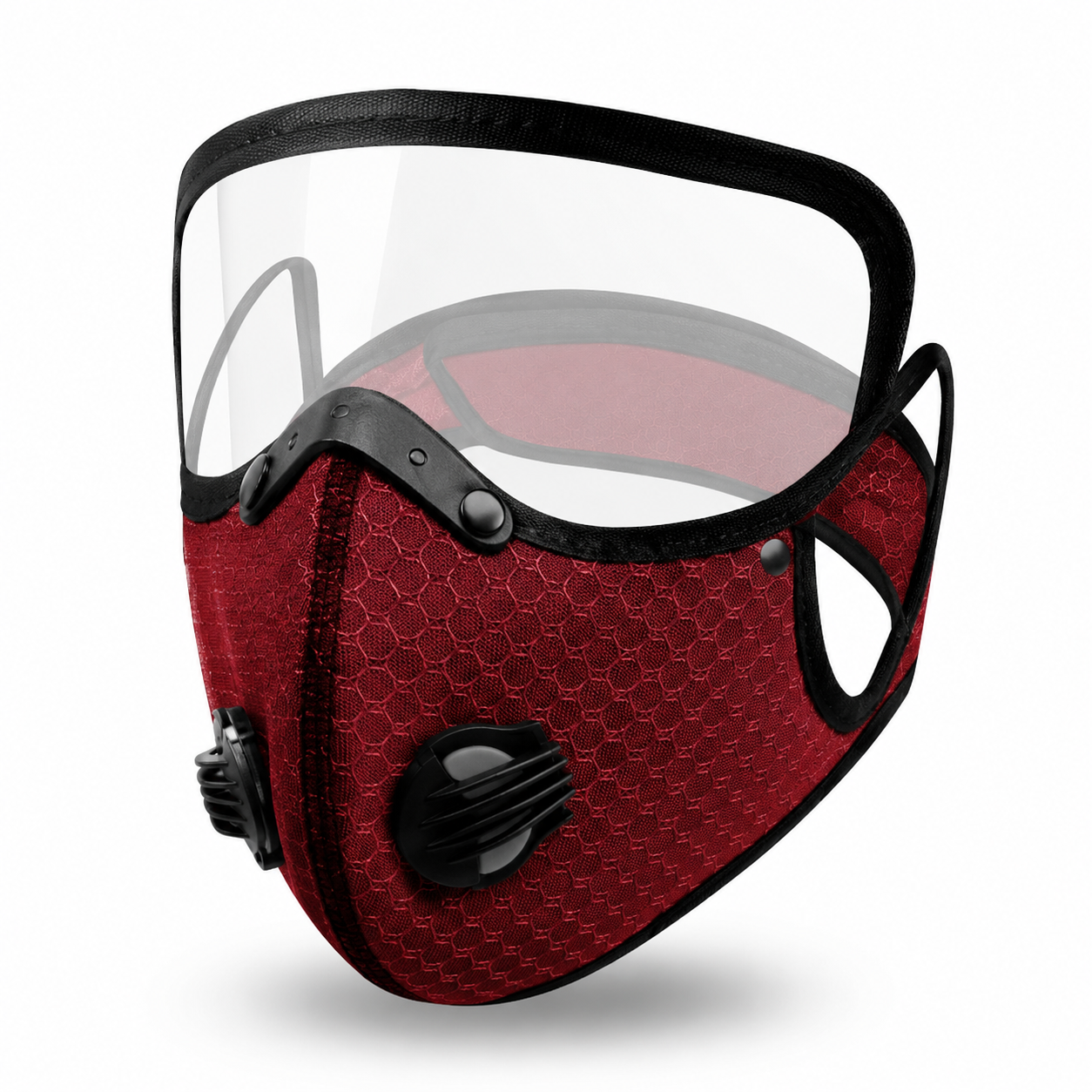 Protective Riding Face Mask With Removable Eye Shield
