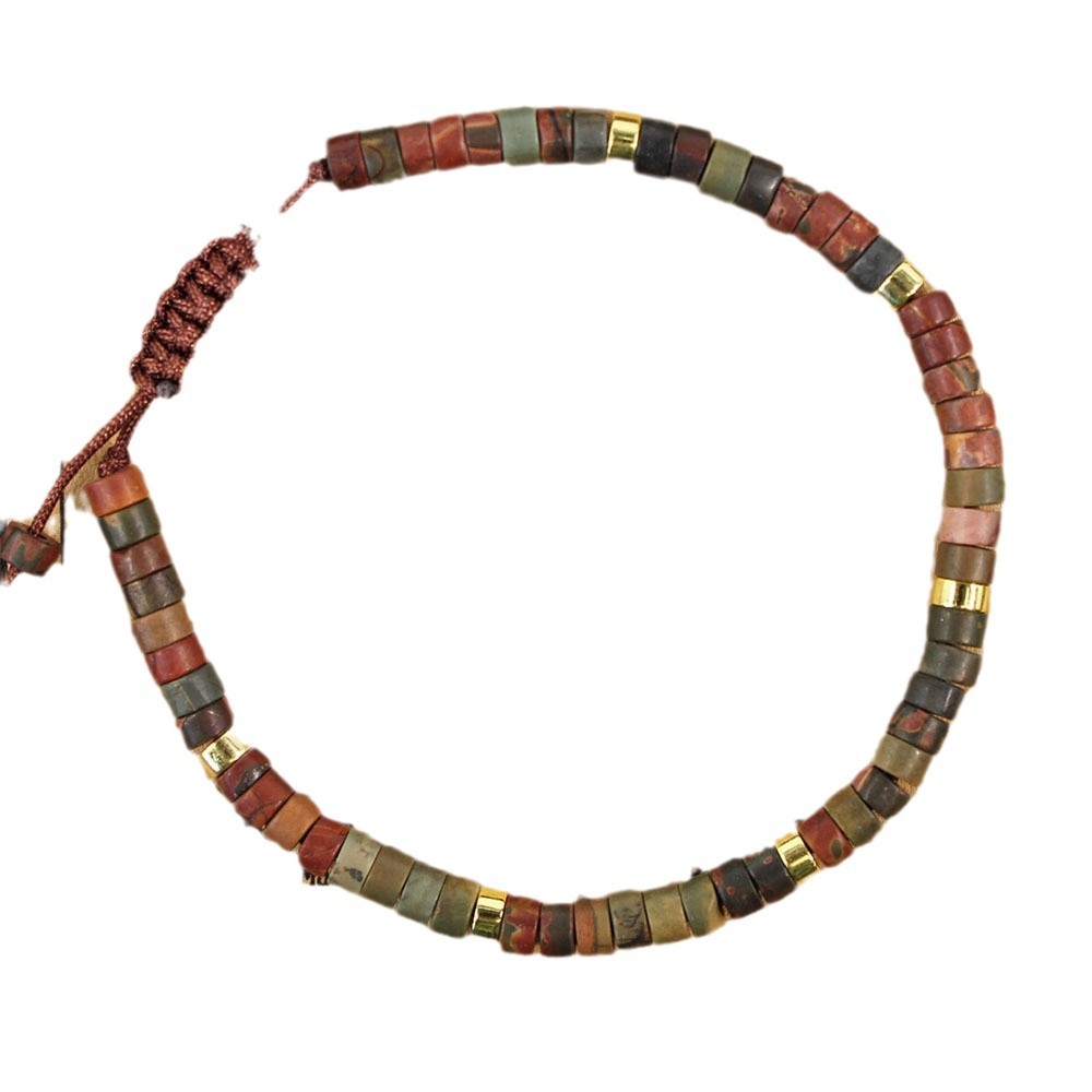 Picasso stone beads with greeting cards