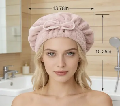 🔥3-Pack & Ultra-Plush Anti-Frizz Hair Towel Caps