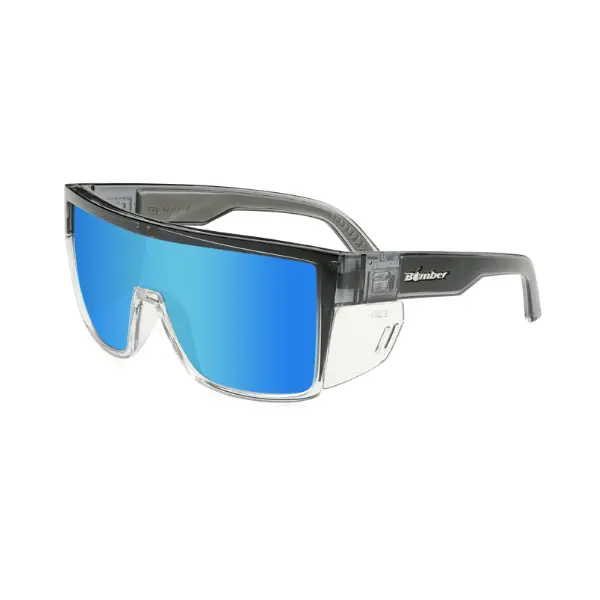 ⚡Hot Sales 49% OFF🔥ANSI Z87+ Safety Sunglasses Mirrored Colored Lens Side Protection Removable Side Shields Eye Protection