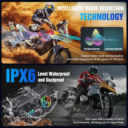 Motorcycle Helmet Speakers High Battery Life Helmet Headphone