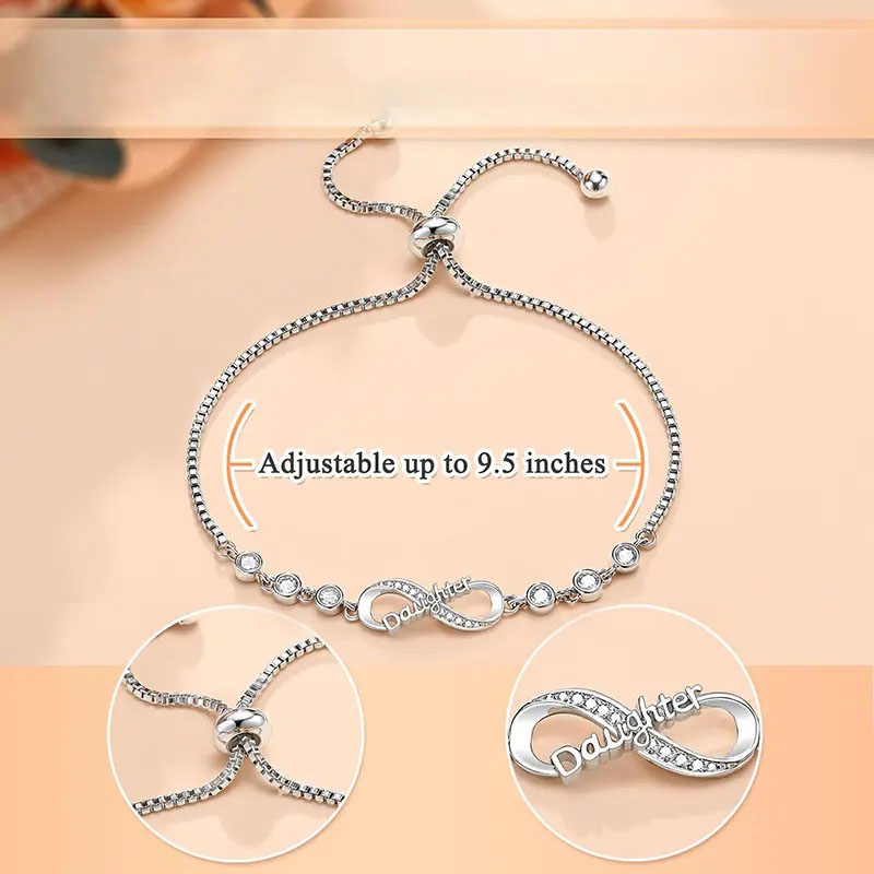 【LAST DAY 48% OFF】💖Infinity symbol letter bracelet
