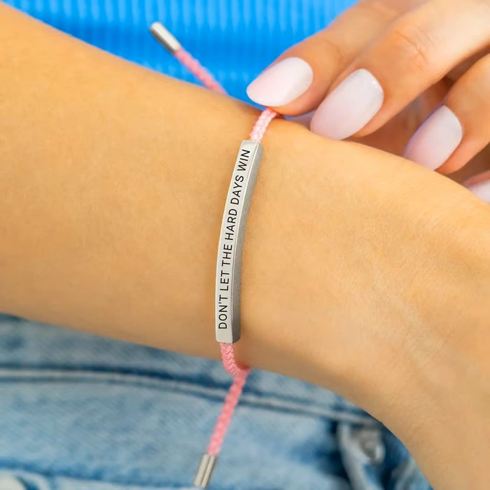 Don't Let The Hard Days Win Inspire Bracelet
