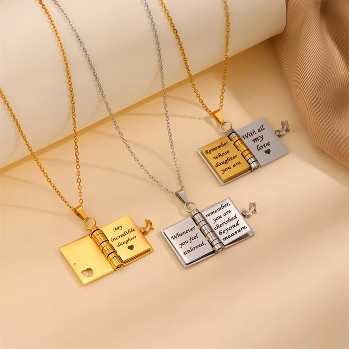 🏆Flash Sale⚡ 50K+ SOLD! ❤️‍🔥✨My Little Star Book Necklace for Daughter / Son