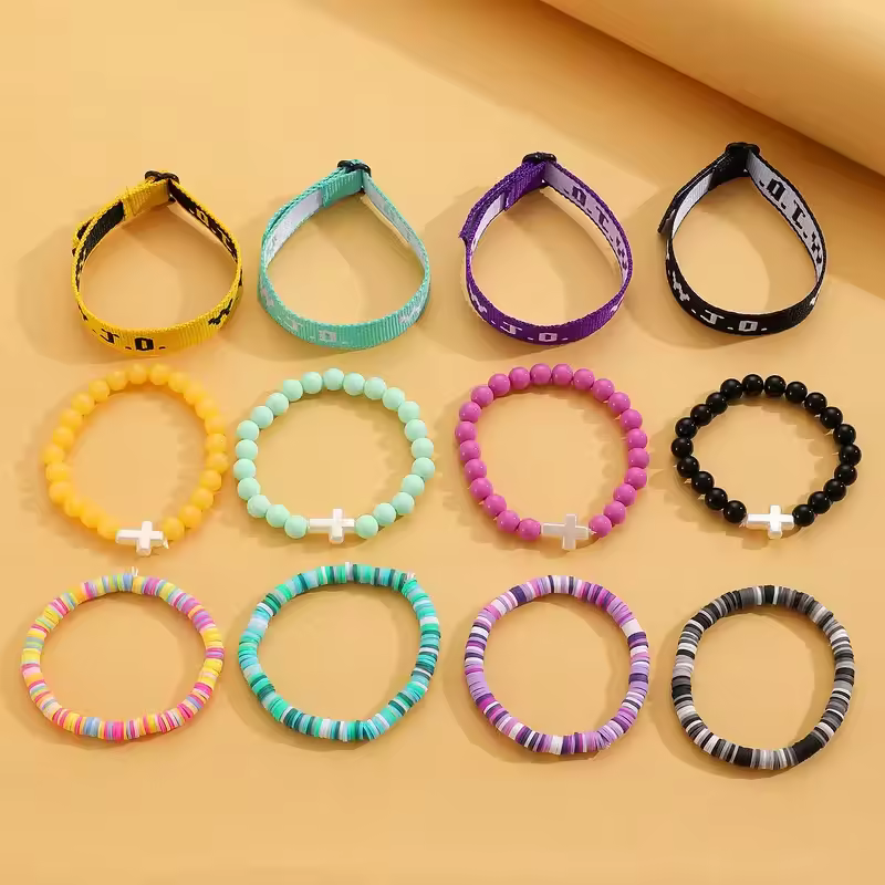 ✝️ Wear Your Faith. Feel His Guidance. WWJD Christian Bracelet Set