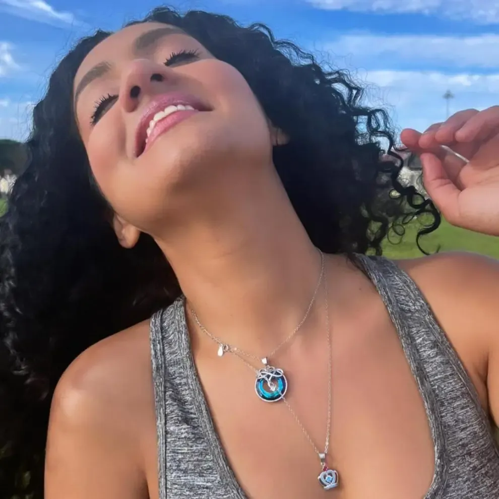 FOR BONUS DAUGHTER- LOVE YOU WITH ALL MY HEART NECKLACE