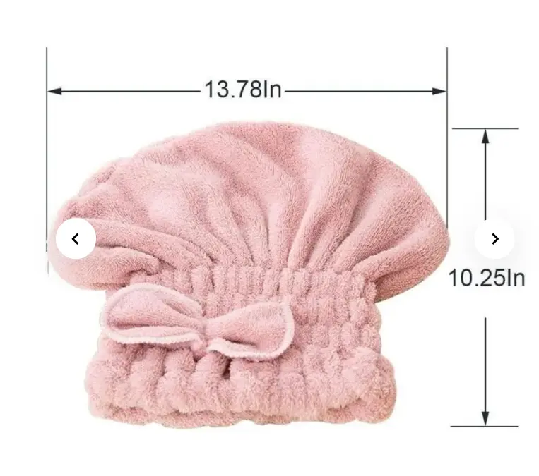 🔥3-Pack & Ultra-Plush Anti-Frizz Hair Towel Caps