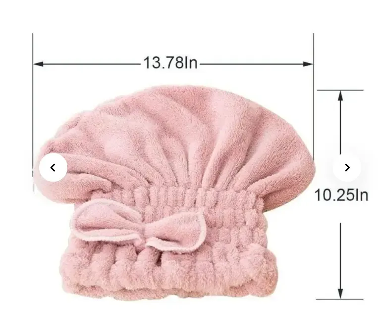 🔥3-Pack & Ultra-Plush Anti-Frizz Hair Towel Caps