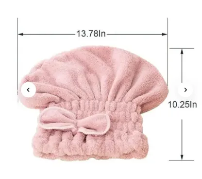 🔥3-Pack & Ultra-Plush Anti-Frizz Hair Towel Caps