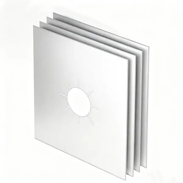 Never Clean Your Stovetop Again: 4-Pack Non-Stick Stove Burner Covers