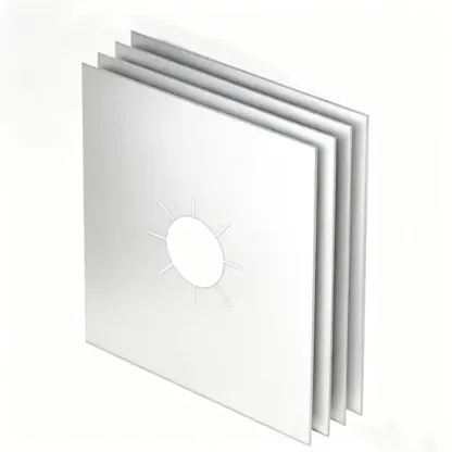 Never Clean Your Stovetop Again: 4-Pack Non-Stick Stove Burner Covers