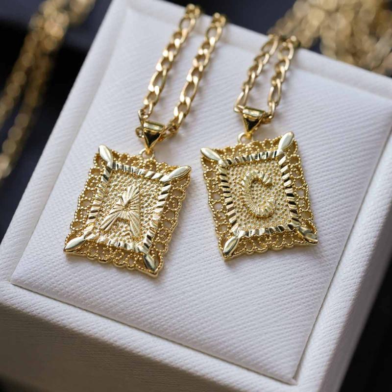 【LAST DAY 49% OFF】Initial Letter Pendant Necklaces