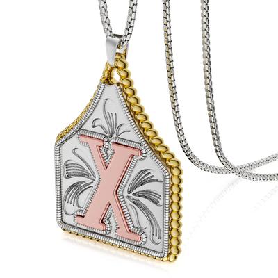 Custom Handmade Cow Tag Western Necklace