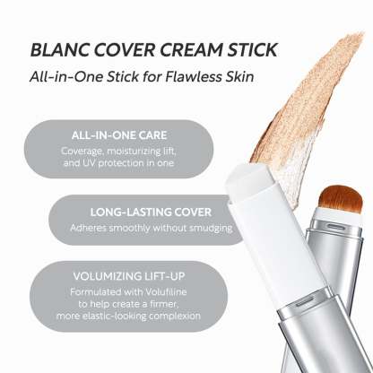 Korean Color-Changing Foundation Stick with Detachable Brush