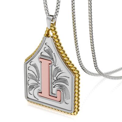 Custom Handmade Cow Tag Western Necklace