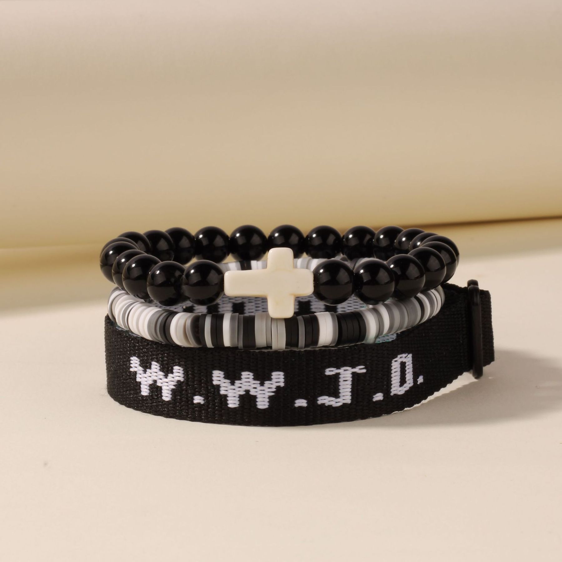 WWJD Christian Bracelet Set
