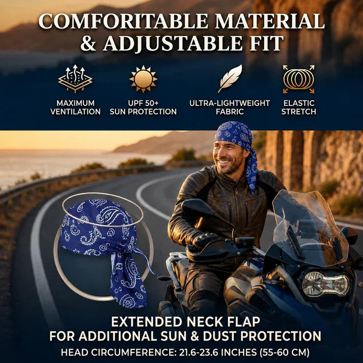 🔥 45% OFF 2‑Pack Elastic Cycling Sports Cap – Sweat‑Wicking Helmet Line
