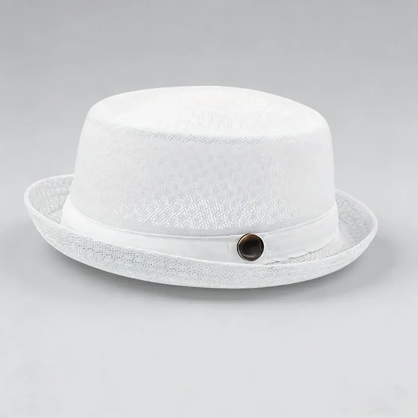 Unisex Breathable Mesh Pork Pie Hat