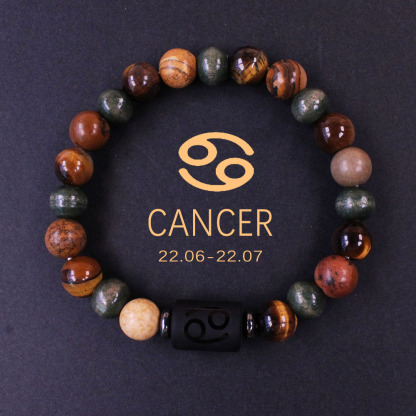 Constellation Design Stone Beaded Bracelet