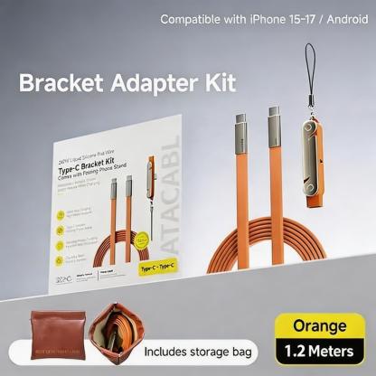 🔥Last Day 49% OFF - ⚡240W SuperCharge Detachable 2-in-1 Charging Cable