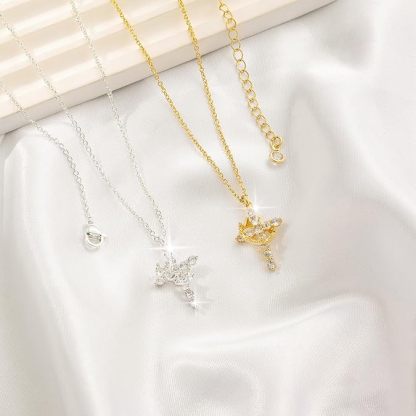 【LAST DAY 49% OFF】Crown Cross Necklace