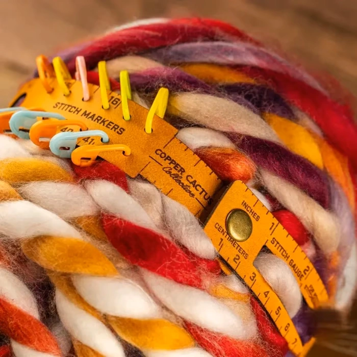 🔥LAST DAY SALE 49%OFF🧶The Crafters' Multi-Wrap | 7-in-1 Leather Measuring Tool