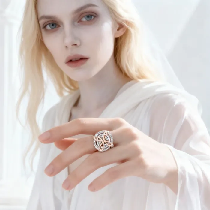 💍Handmade S925 Witch's Return-Knot Protection Ring💞Protect Your Loved Ones