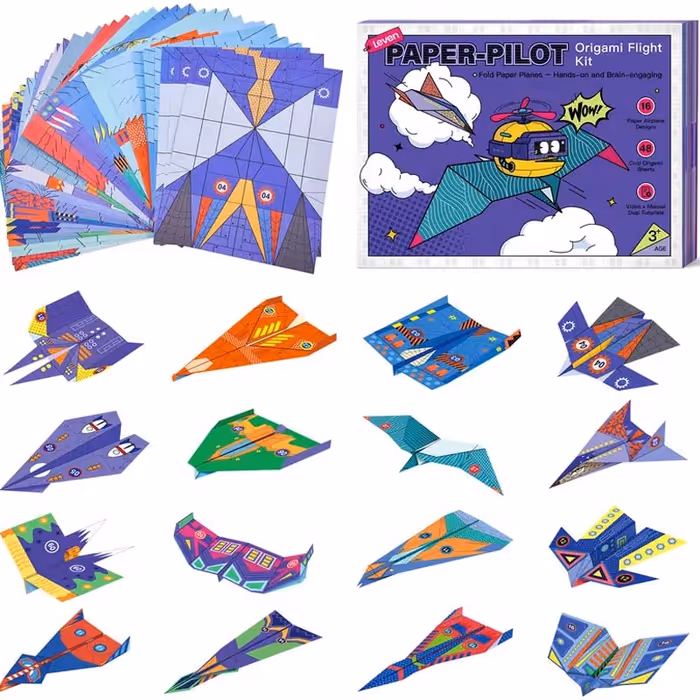 ⏰Creative DIY Paper Airplane Set For Kids