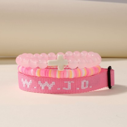 WWJD Christian Bracelet Set