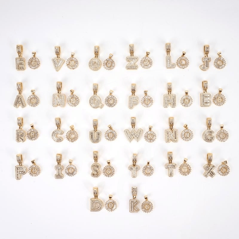 【LAST DAY 48% OFF】2 Pack - Initial Letter Pendant Necklaces